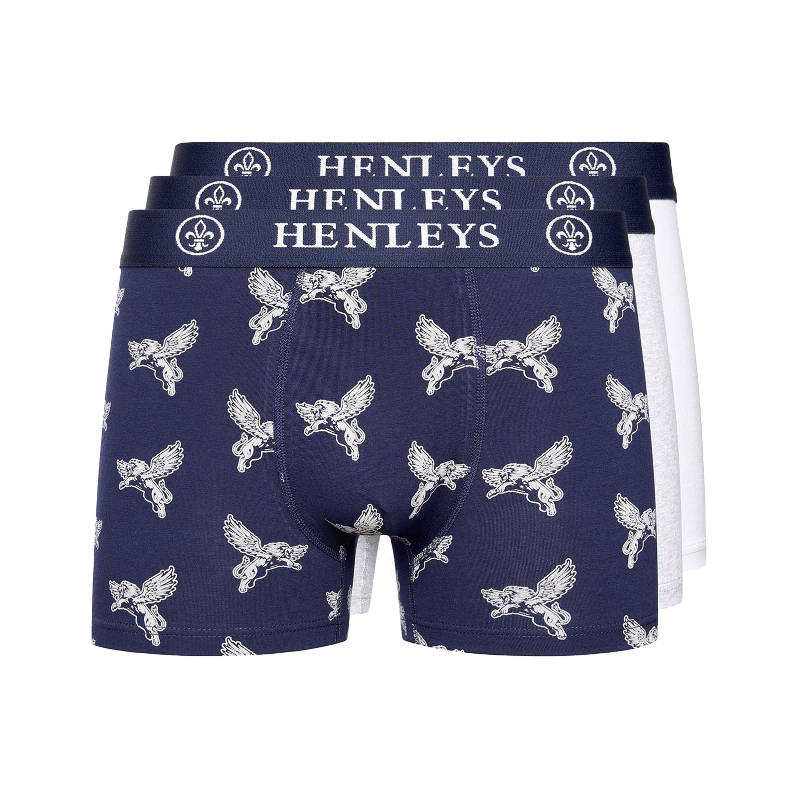 Henleys Lionwing Men's Boxers 3Pk