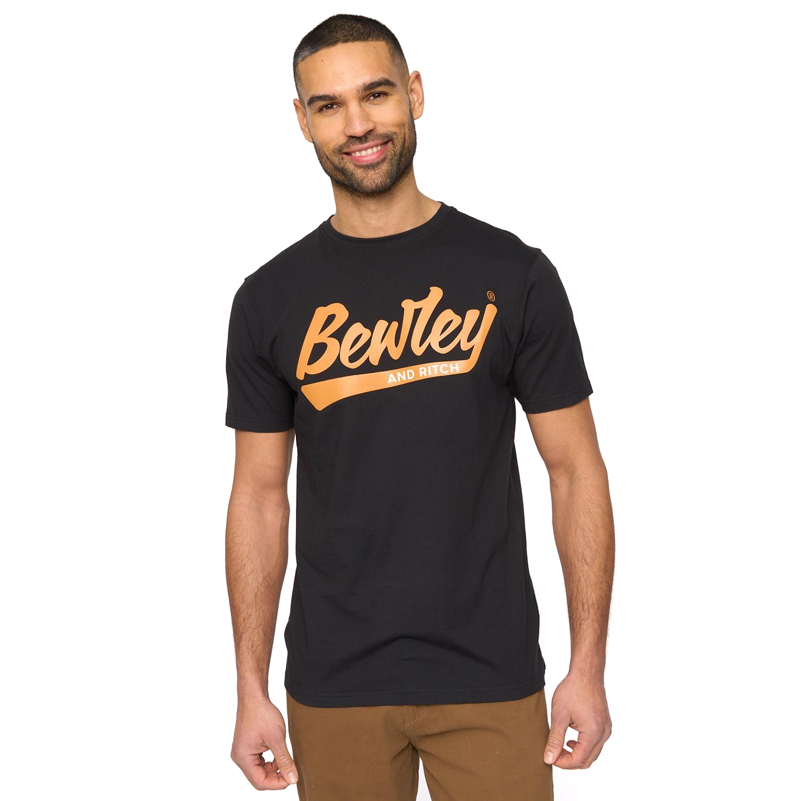 Bewley & Ritch Macklin Men's T-Shirt | T-Shirt  | Light Grey  | UK Size Large