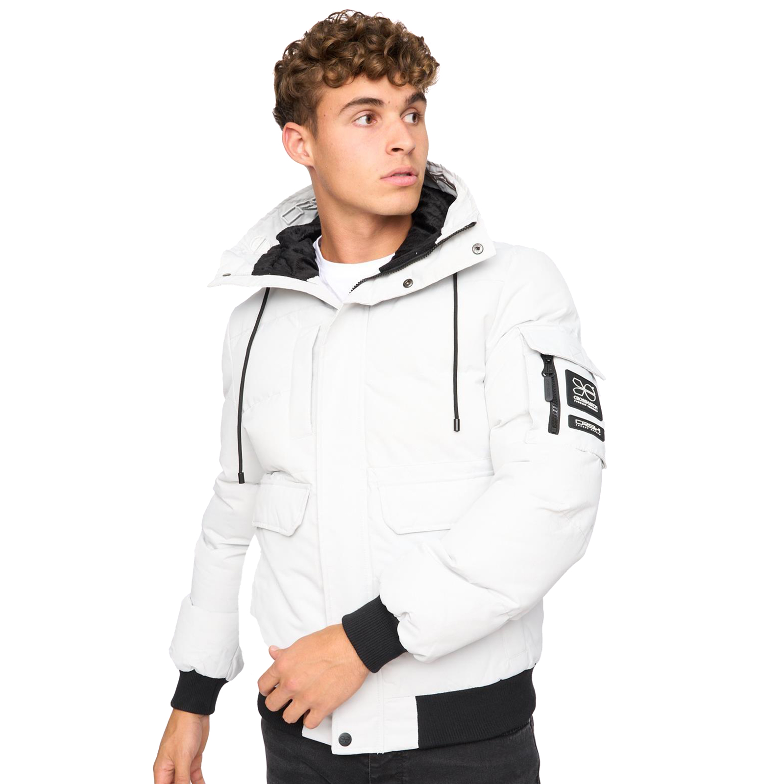 Crosshatch Milwaka Men's Jacket - Putty - Size XXL