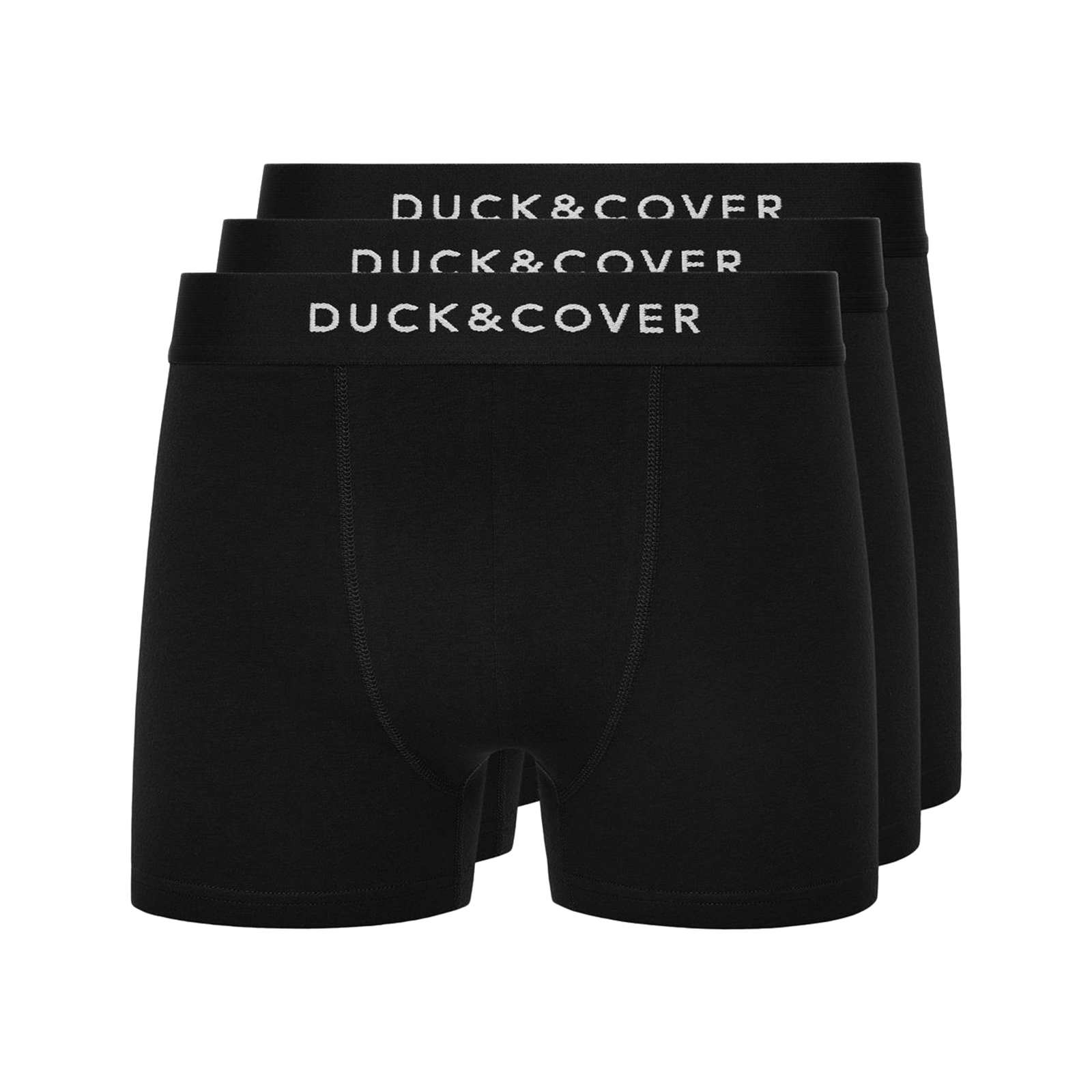 Duck And Cover Sagnet Men's Boxers 3Pk  Colour : Black