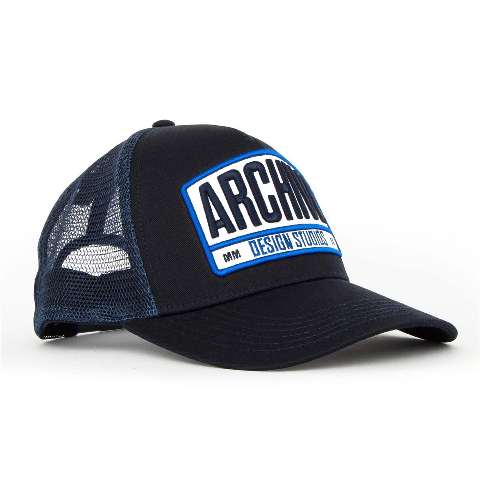 Archive Design Studios Sanford Men's Trucker Cap Men's Trainers, Size Onesize In Navy