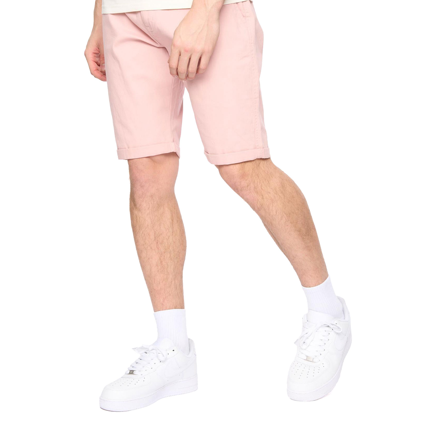 Crosshatch Sinwood Men's Chino Shorts   Size: 4 Colour : Soft Pink