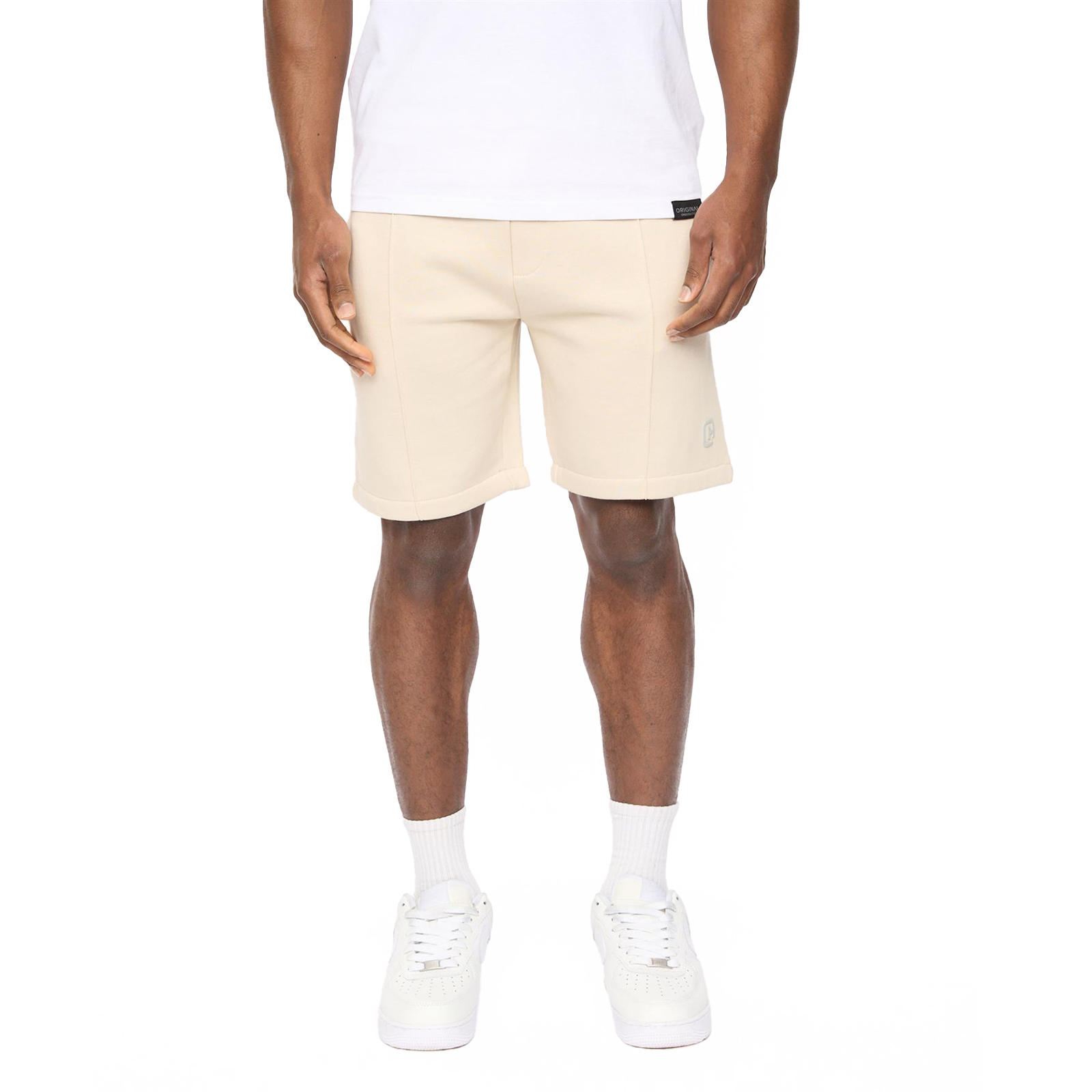 Crosshatch Bardon Men's Jog Shorts  Colour : Light Stone