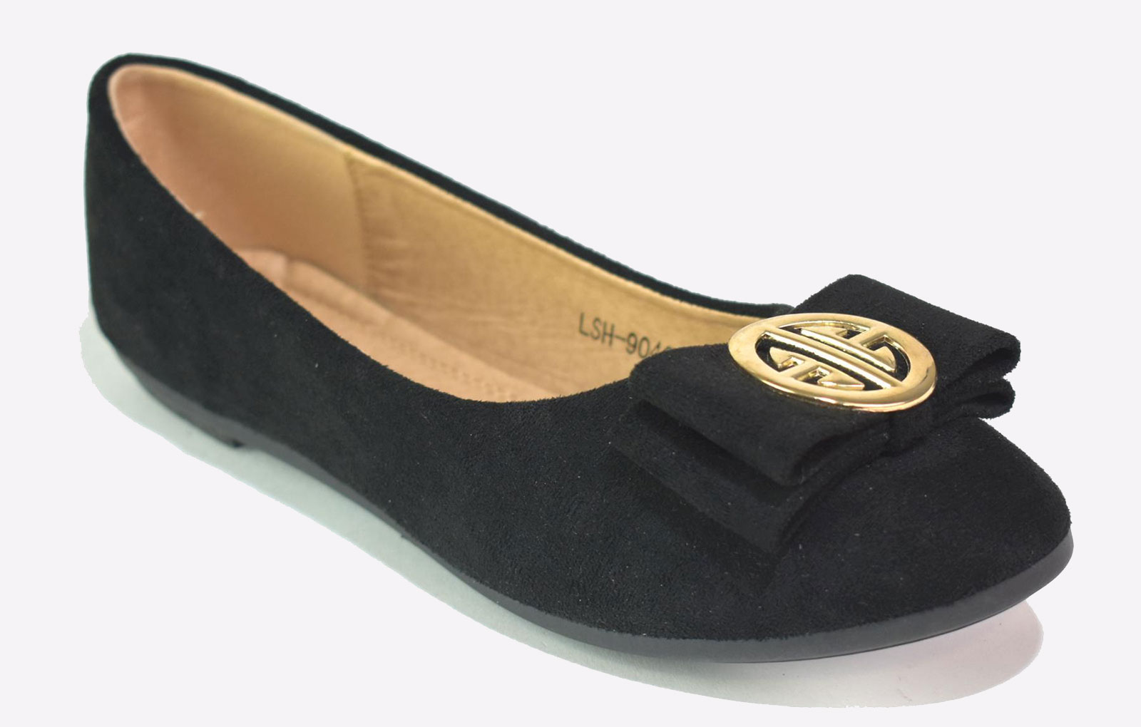 Reveal Rosie Womens Slip On Shoes | Slip On Shoes  | Black Microfibre  | UK Size 5
