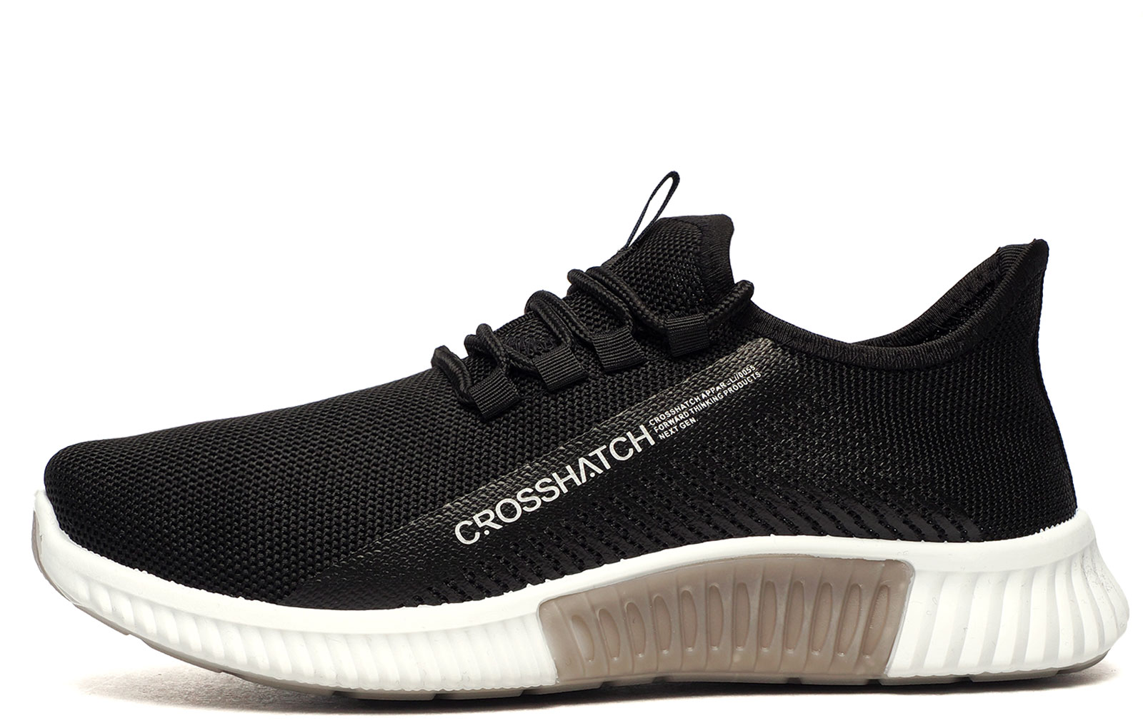 Crosshatch Nimbus Men's Trainers  Size: 8 Colour : Black / White