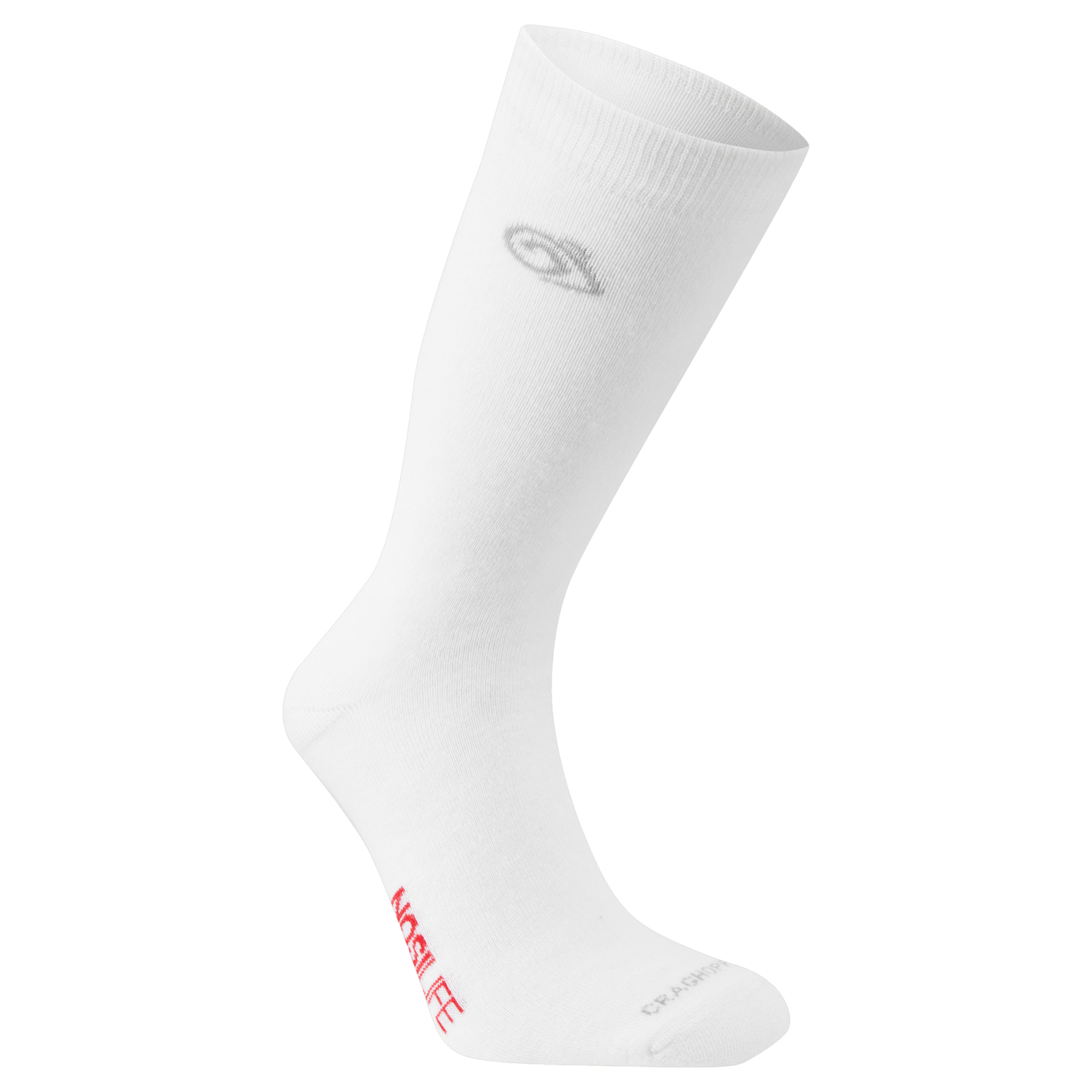 Craghoppers Nosilife Travel Wool Socks Men's Trainers, Size In White