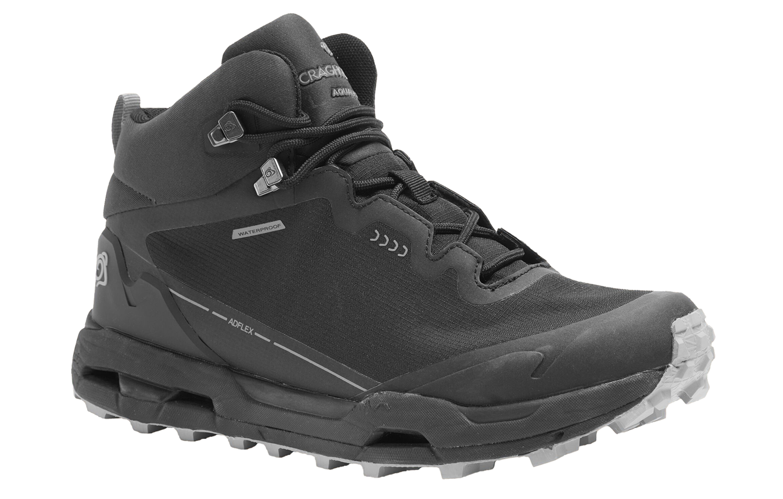 Craghoppers Adflex 2 Waterproof Men's Trail Shoes Men's | Boots | Black / Cloud Grey | UK Size 6
