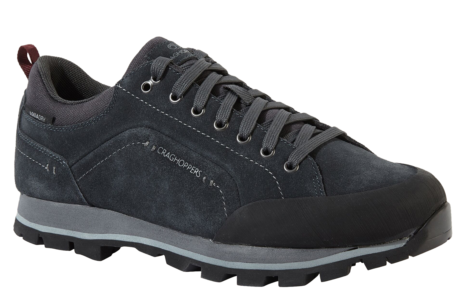 Craghoppers Onega Eco 2 Waterproof Men's Trail Shoes Men's Trainers, Size 6.5 In Black Pepper