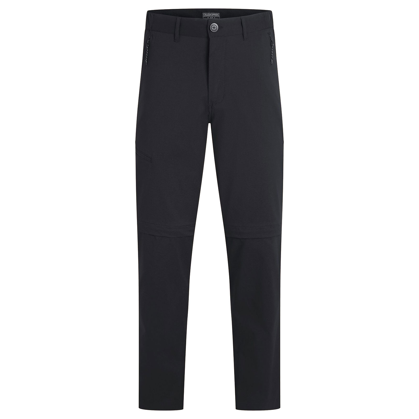 Craghoppers Kiwi Pro Iii Men's Convertible Trousers Men's Size 34R In Black