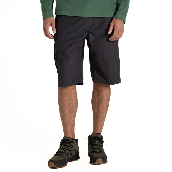 Craghoppers Kiwi Men's Long Shorts   Size: 3 Colour : Black Pepper