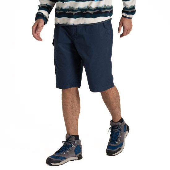 Craghoppers Kiwi Men's Long Shorts   Size: 3 Colour : Steel Blue