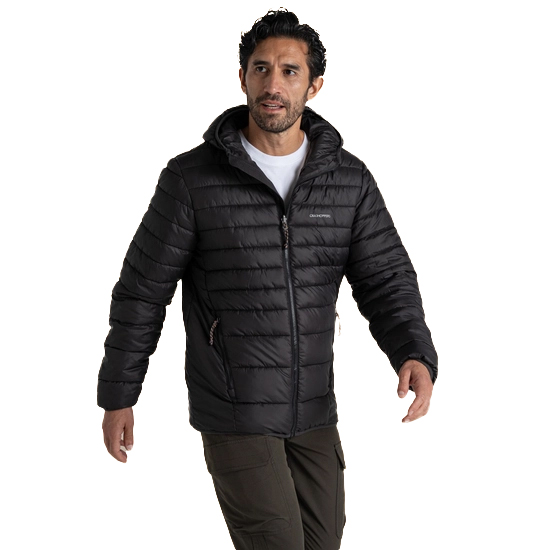 Craghoppers Compresslite Ix Men's Hooded Insulated Jacket - Black - Size XXL