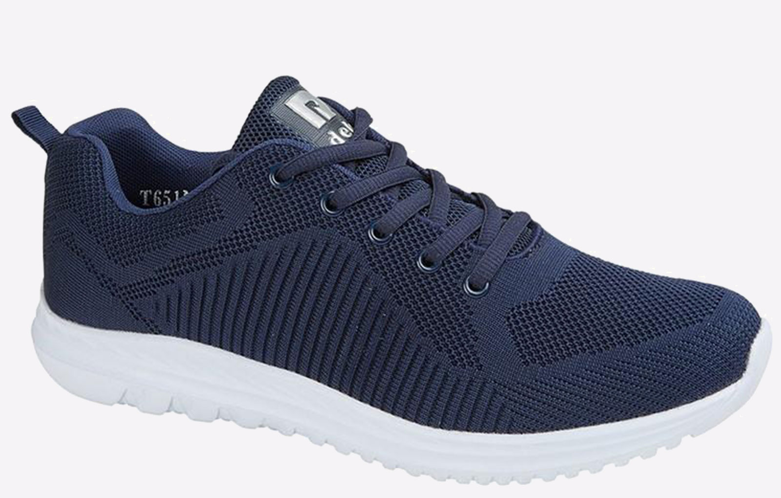 Dek Freeways Memory Foam Trainers  Size: 4 Colour : Navy  Men's