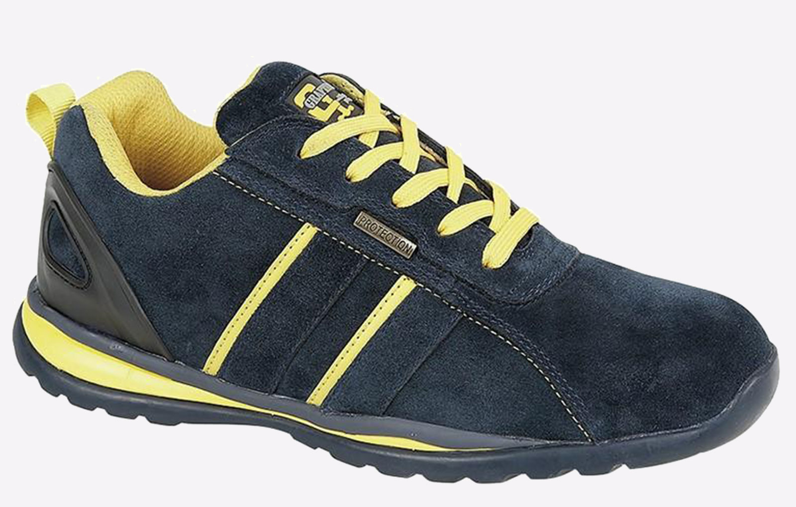 Grafters Delta Safety | Safety Footwear  | Navy Blue/Yellow  | UK Size 12