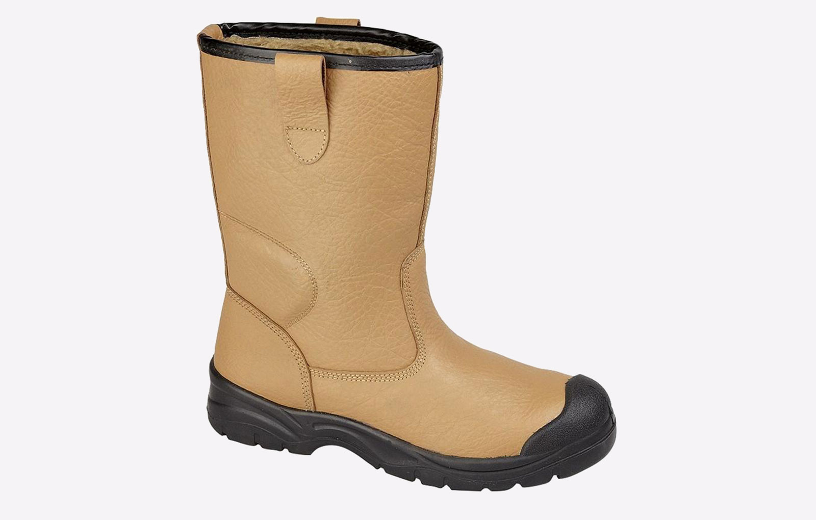 Grafters Raven Leather Safety Boots Men's | Safety Boots  | Tan  | UK Size 9