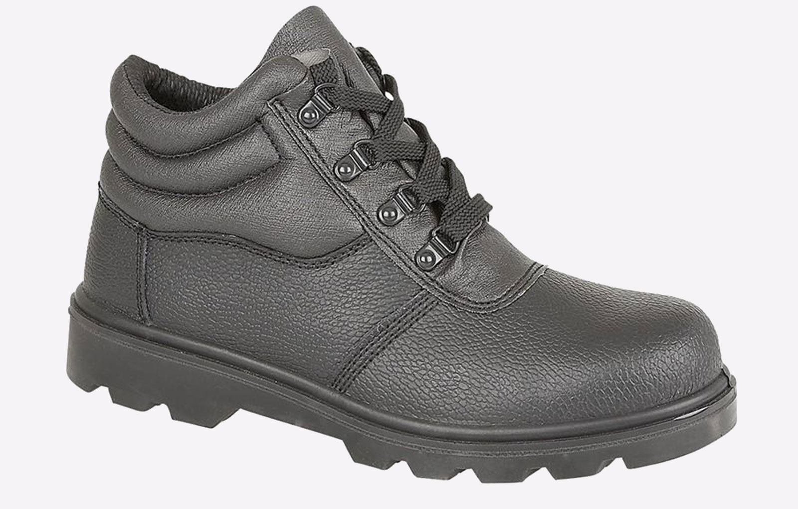 Grafters Cruz Leather Safety Boots Men's | Boots  | Black  | UK Size 13
