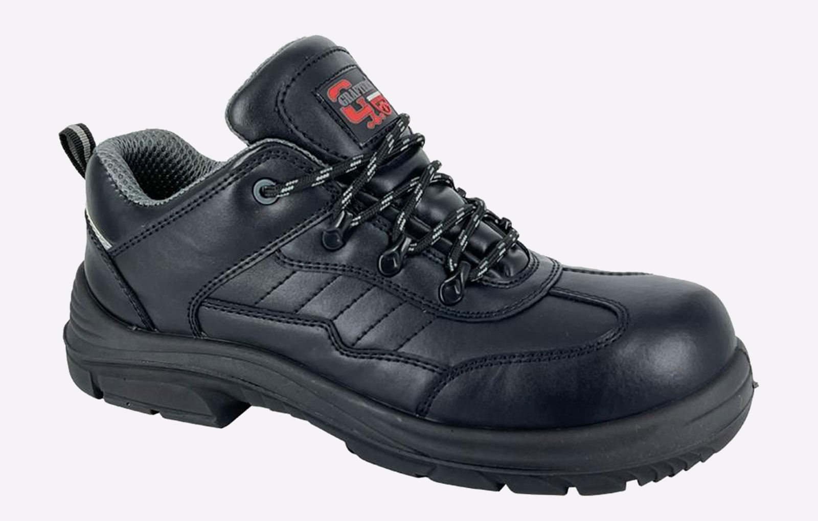 Grafters Maine Leather Safety Shoe Mens (Super Wide Fit) - GBD-1351