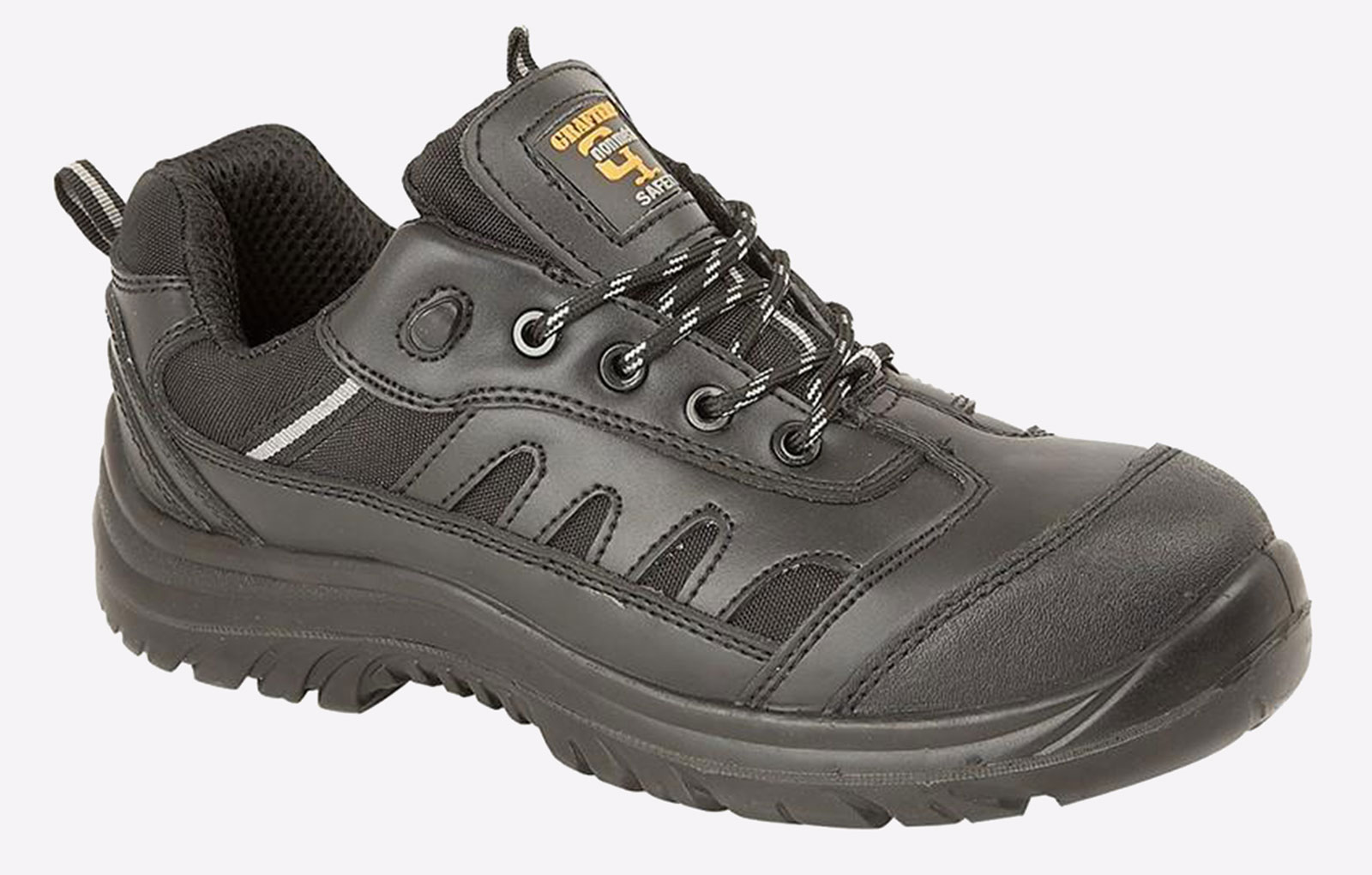 Grafters Cullman Leather Safety Shoe Men's | Safety Footwear  | Black  | UK Size 5