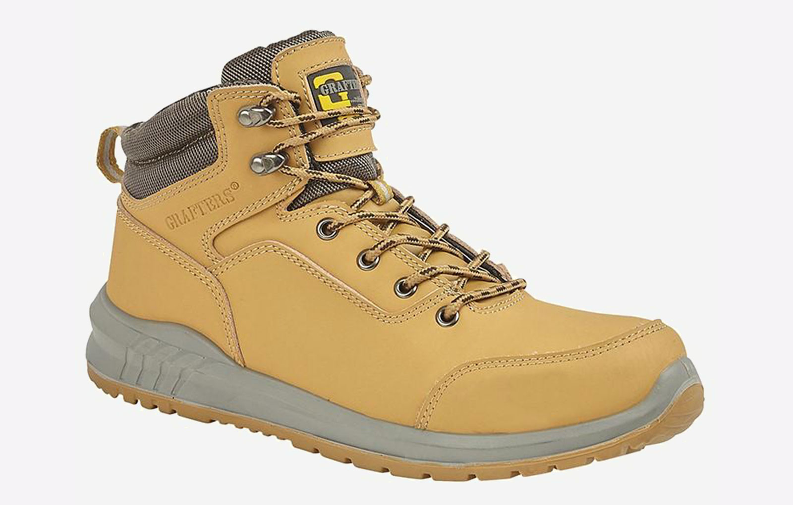 Grafters Action Safety Boots Men's | Safety Boots  | Honey  | UK Size 11