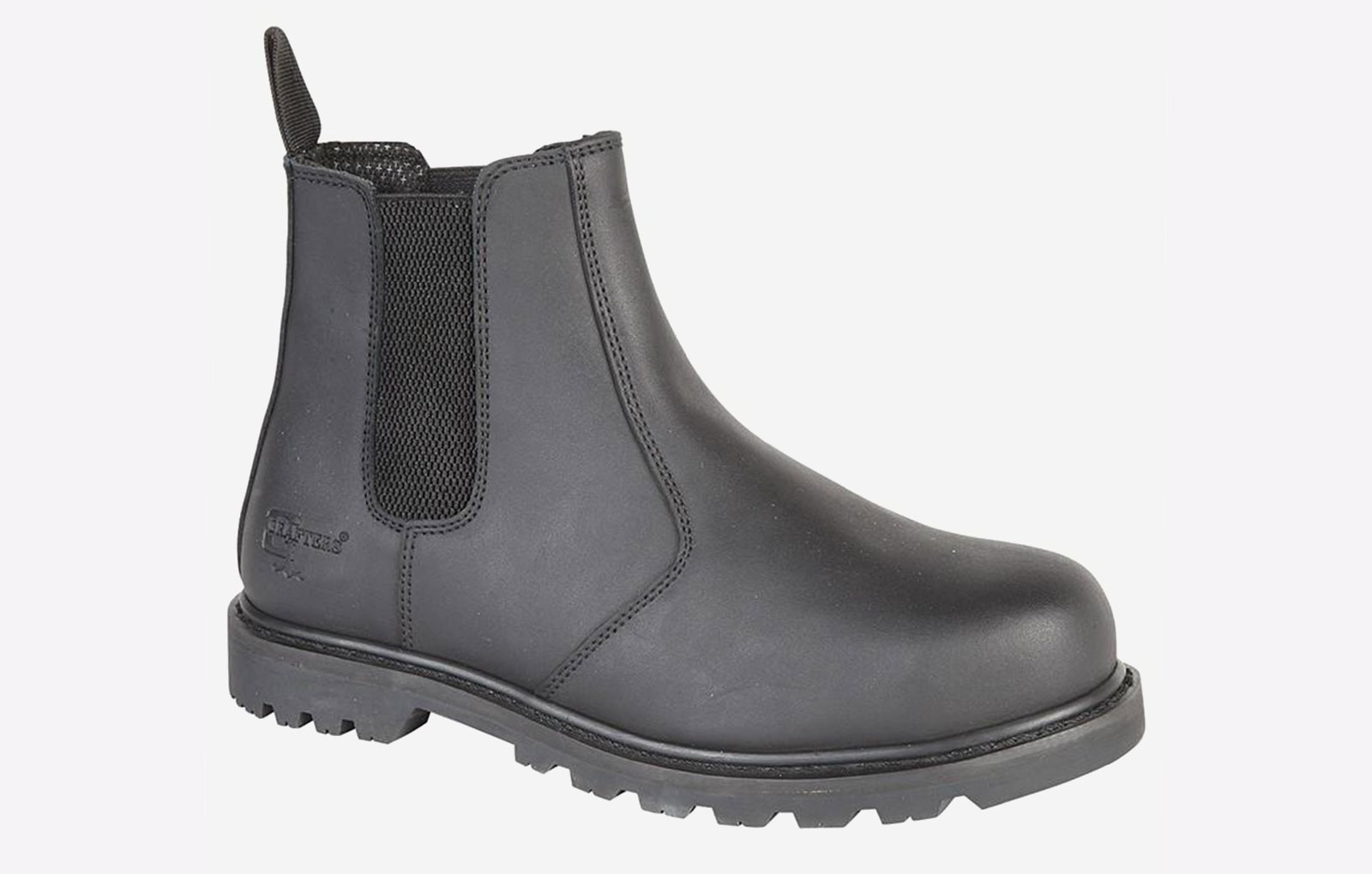 Grafters Glendale Safety Boot Men's | Slip On Shoes  | Black  | UK Size 8