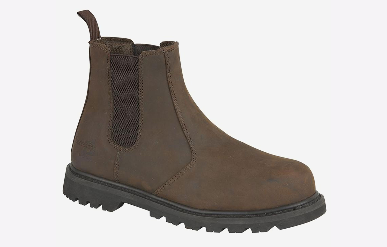 Grafters Glendale Safety Boot Men's | Slip On Shoes  | Brown  | UK Size 4