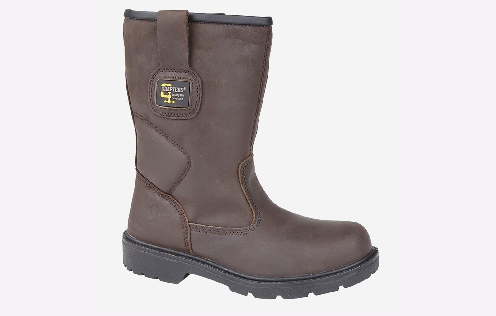 Grafters Chandler Waterproof Safety Rigger Men's | Safety Boots  | Brown  | UK Size 11