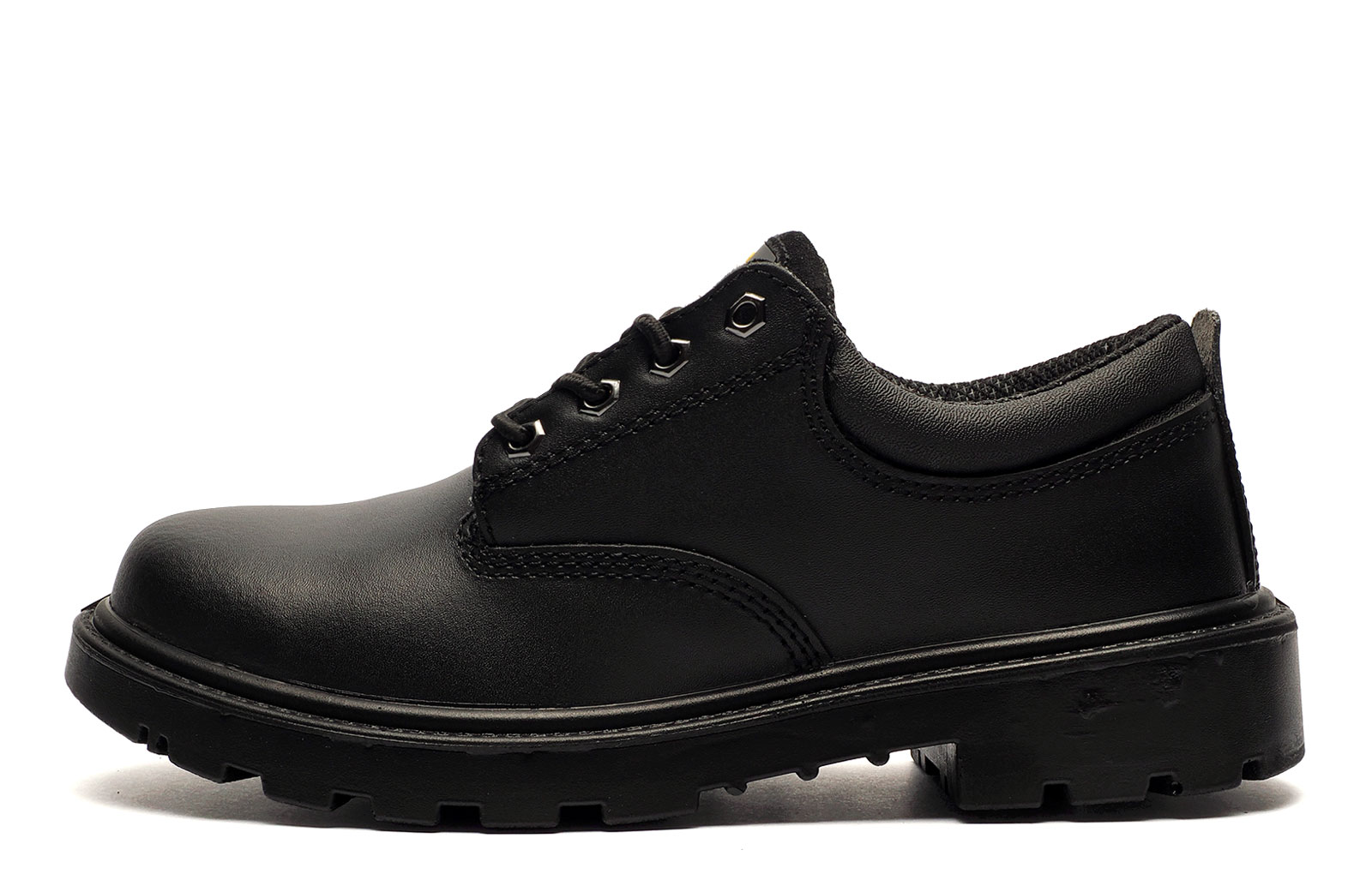 Grafters Contractor Leather Safety Shoe Men's | Safety Footwear  | Black  | UK Size 10