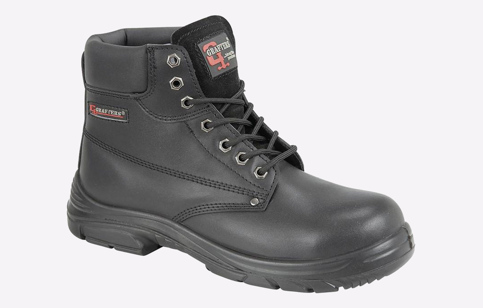Grafters Compton Safety Boots Mens (Extra Wide Fit) - GBD-1403