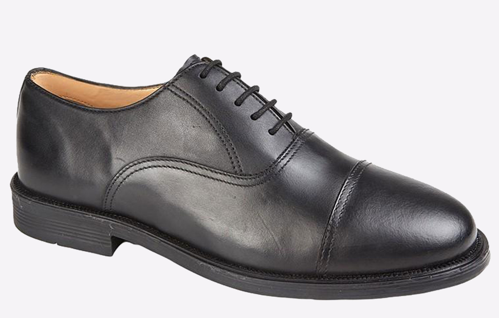 Grafters Rhonda Leather Men's Trainers, Size 8 In Black