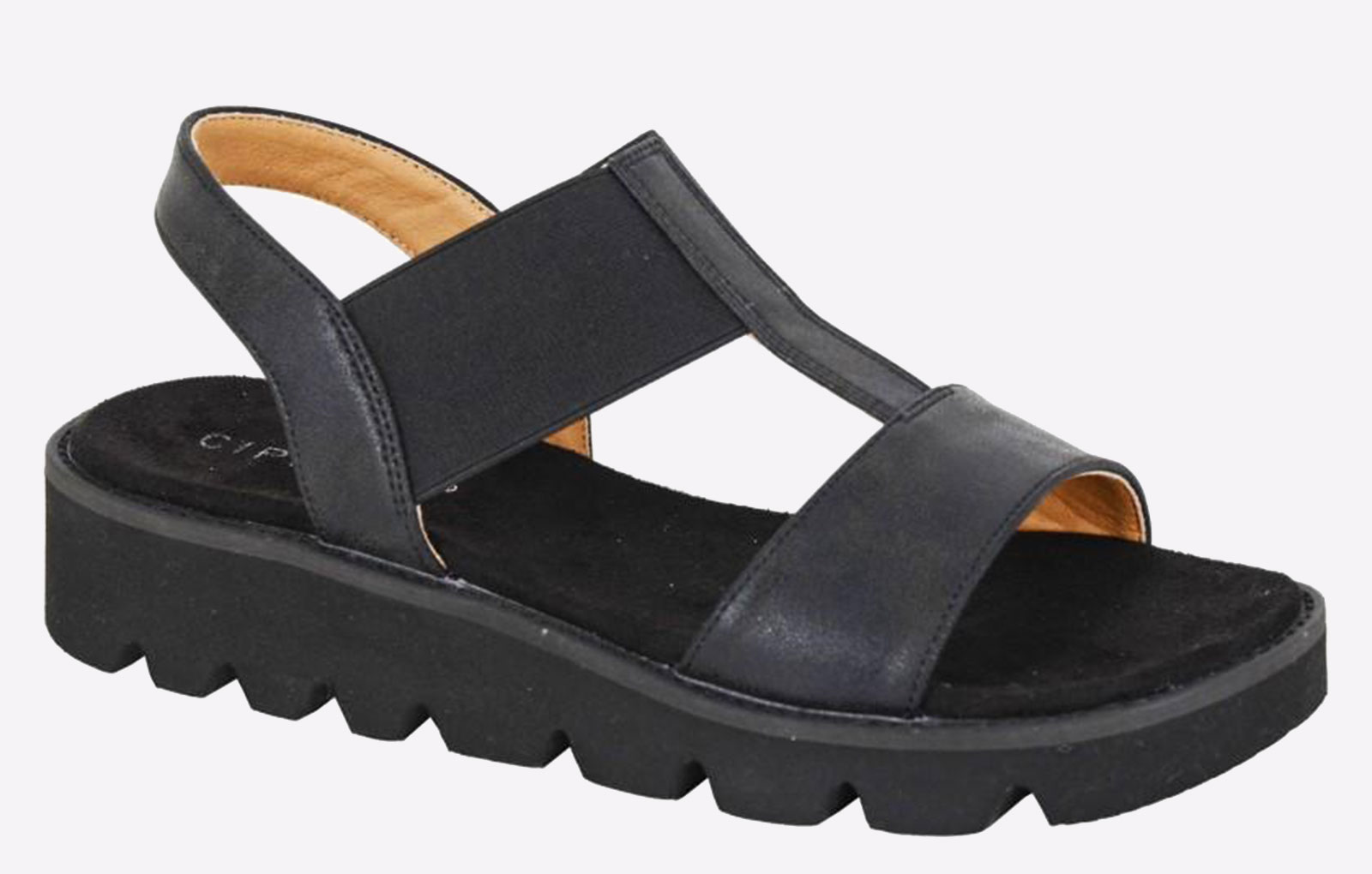 Cipriata Aladina Elasticated Wedge Sandal Womens - GBD-1452