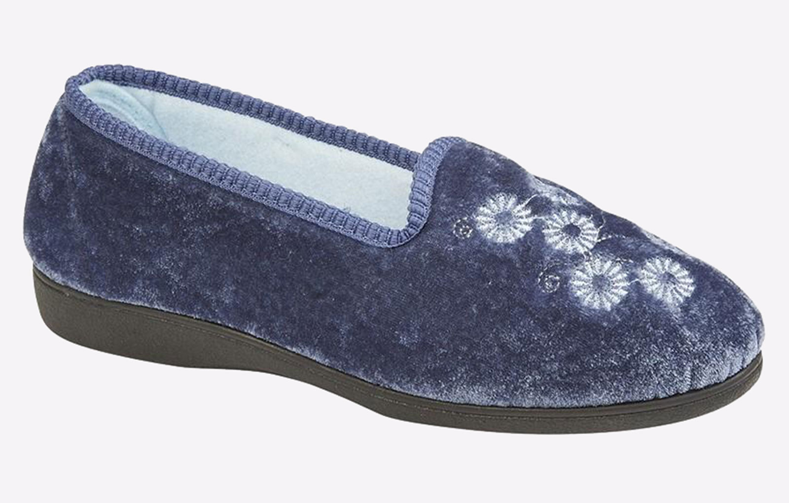 Sleepers Cathy Embroidered Slipper Womens - GBD-1570