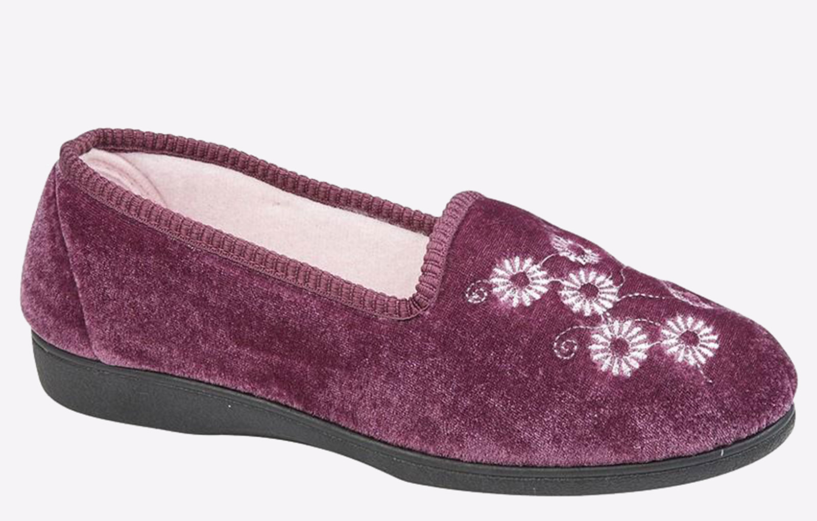 Sleepers Cathy Embroidered Slipper Womens - GBD-1571