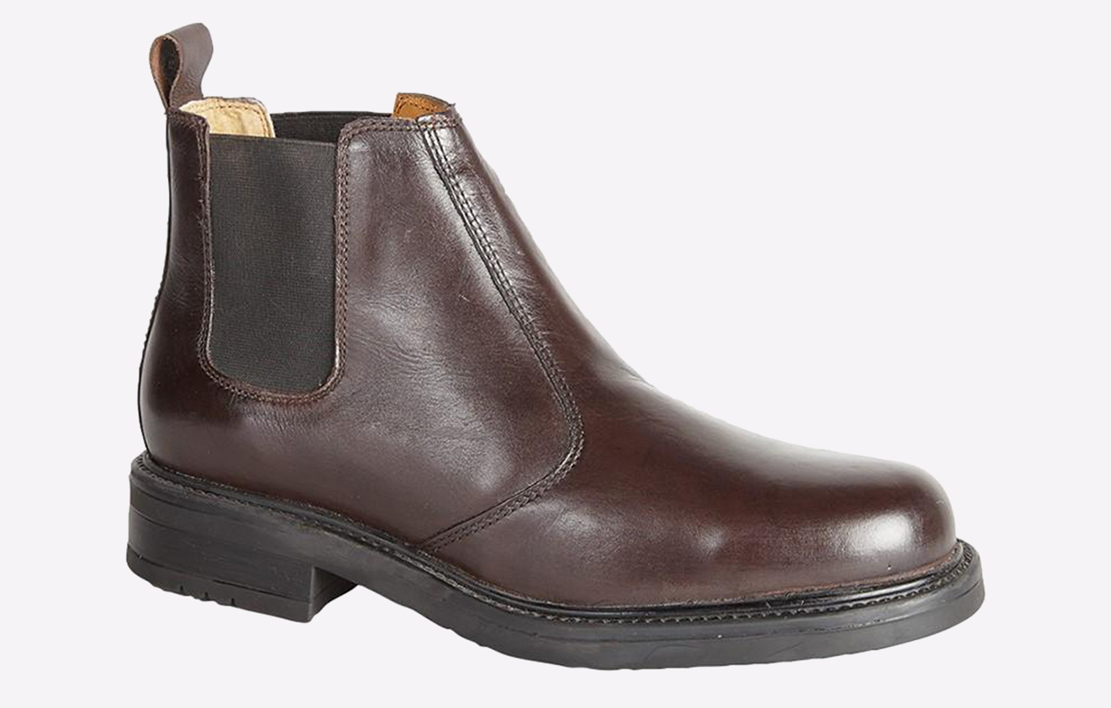Roamers Greenville Leather Men's | Slip On Shoes  | Brown  | UK Size 11