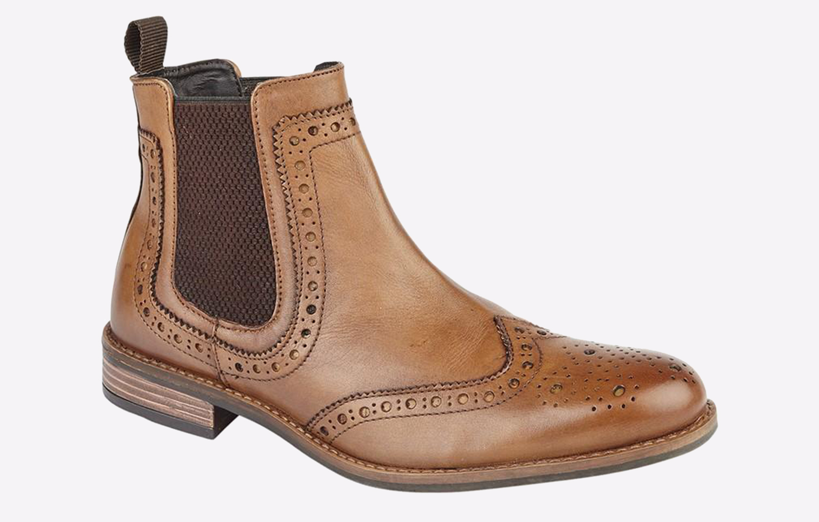 Roamers Hamlin Brogue Ankle Boot Mens - GBD-1975