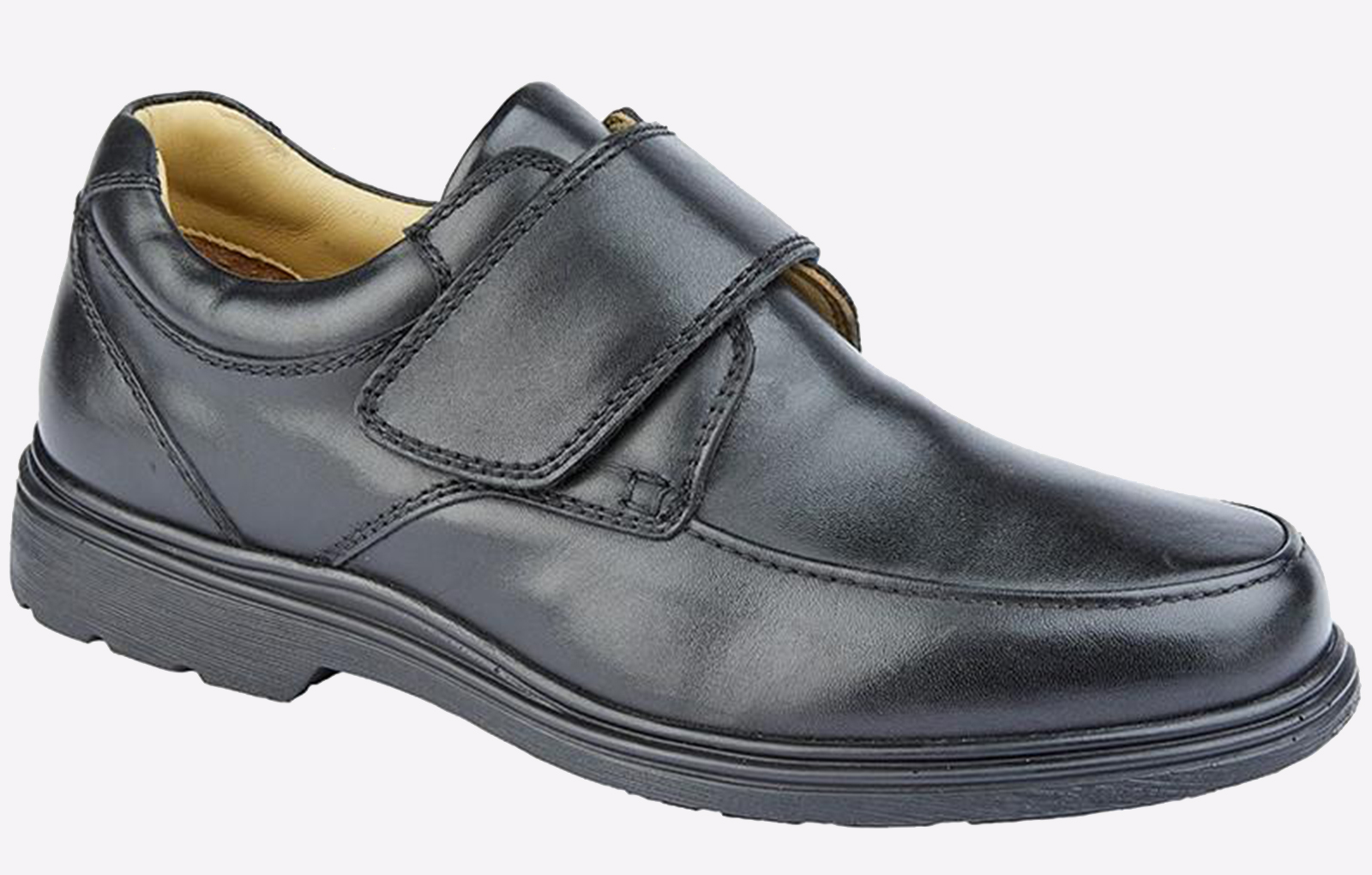 Roamers Union Leather Shoes Mens Wide Fit - GBD-1987