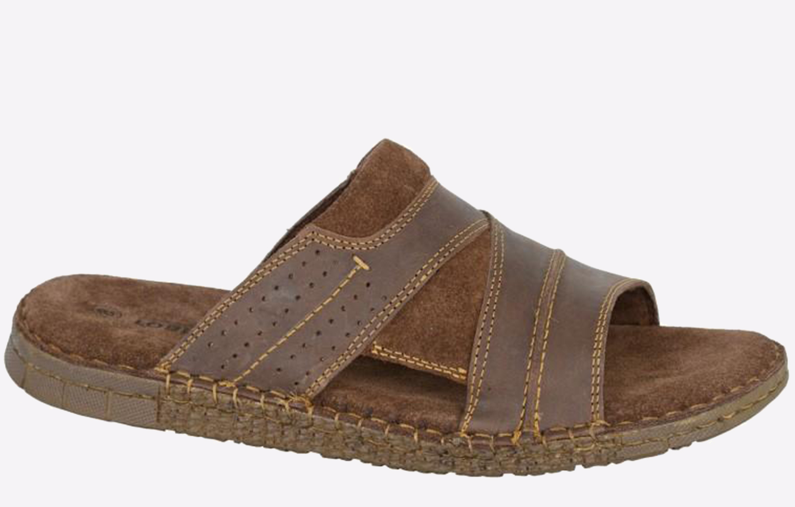 Roamers Ontario Mule Sandal Men's | Sandals  | Brown  | UK Size 11