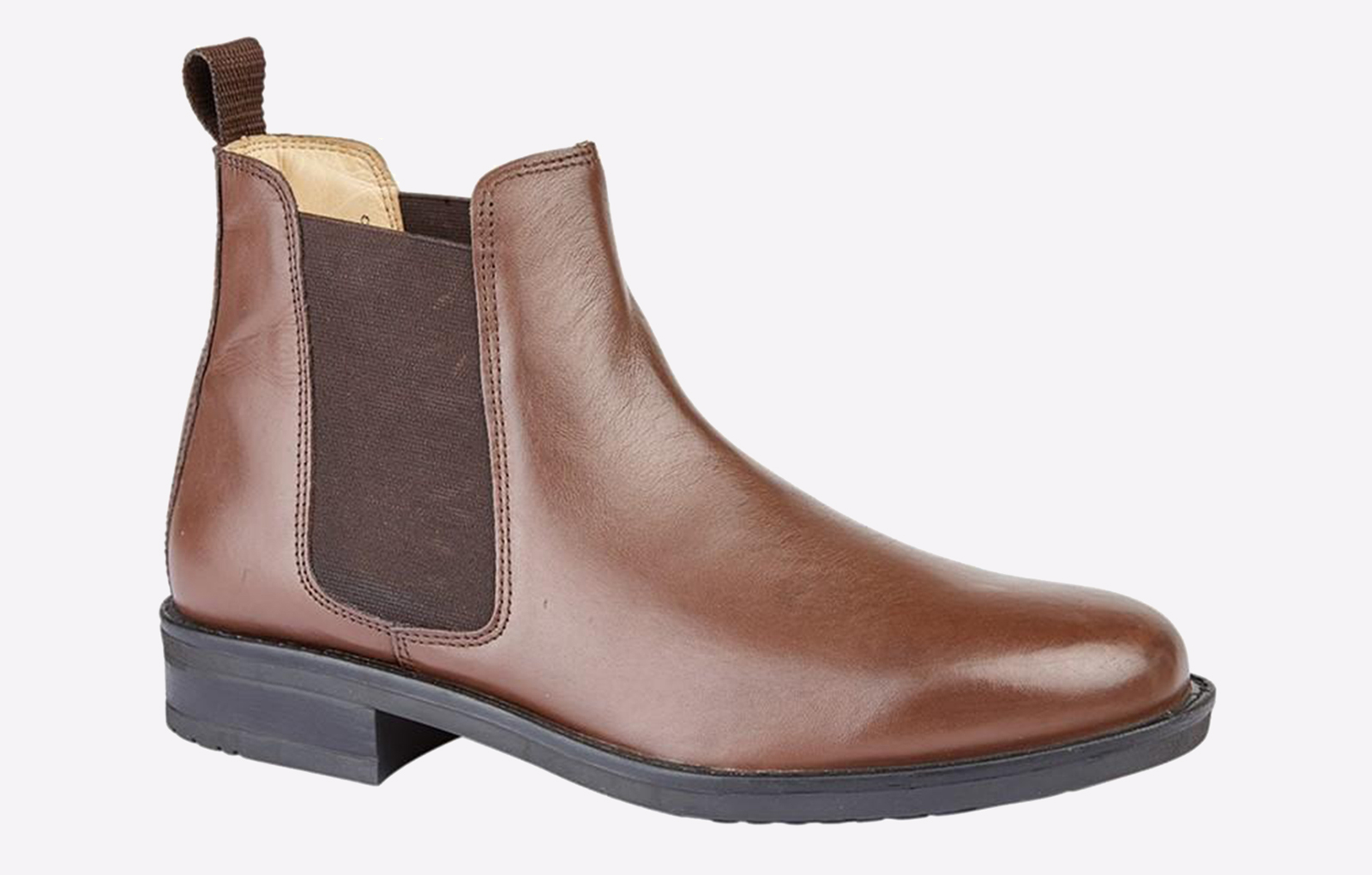 Roamers Palermo Boots Men's | Slip On Shoes  | Brown  | UK Size 11
