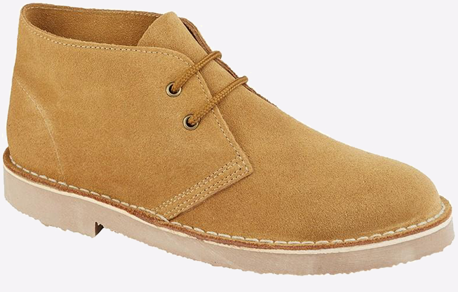 Roamers Clifton Leather Men's Boots | Boots  | Sand  | UK Size 11