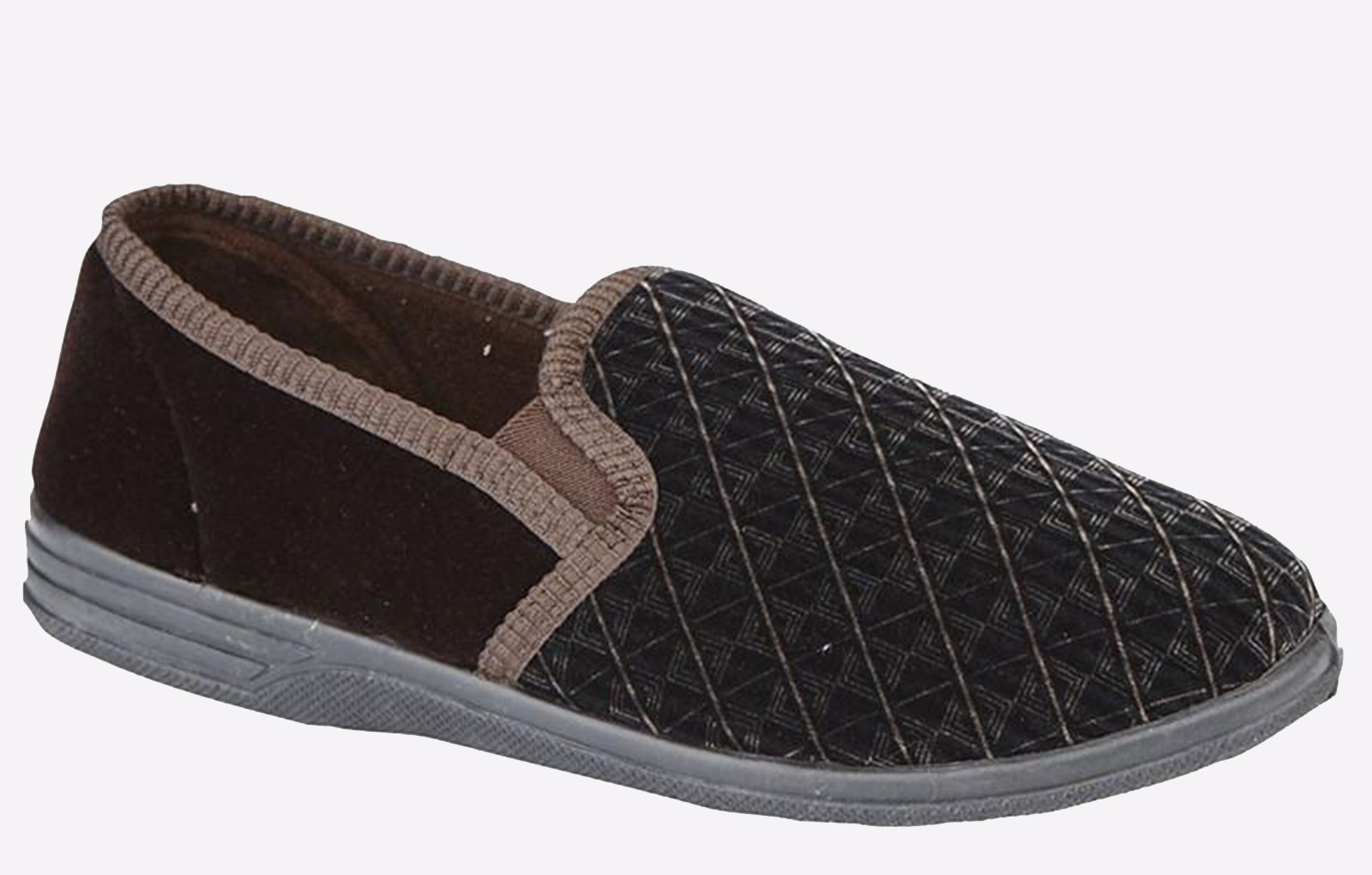 Zedzzz Kevin Twin Gusset Slippers Mens - GBD-2138