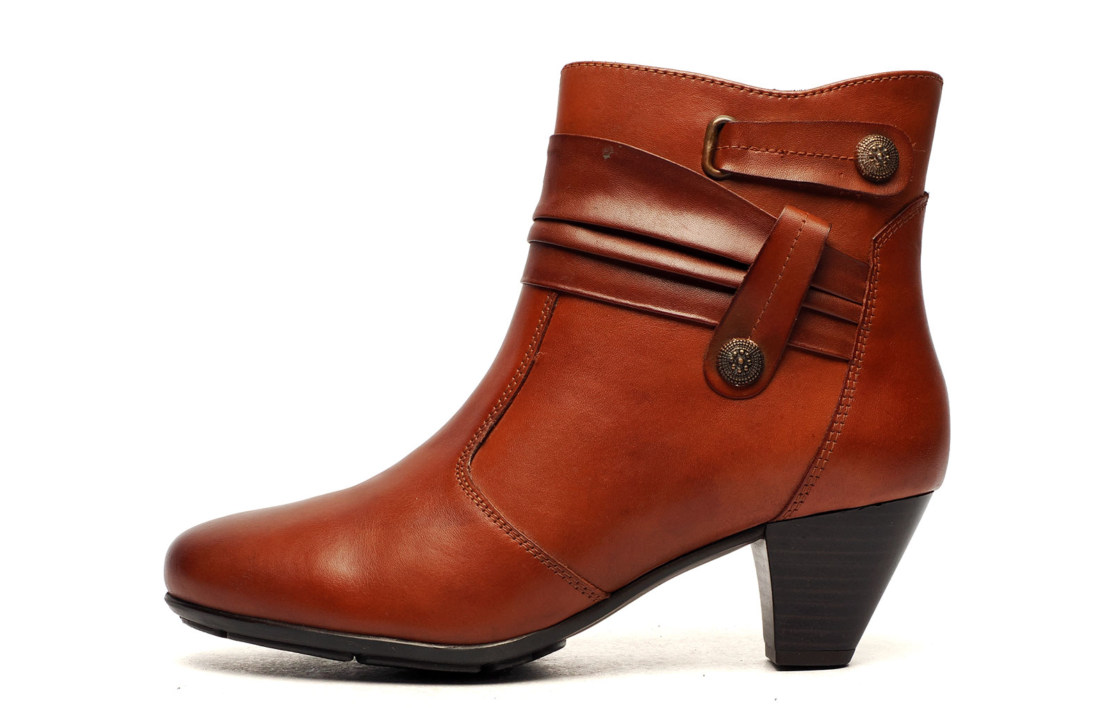 Cipriata Claretta Memory Foam Womens Ankle Boots | Boots  | Tan  | UK Size 5