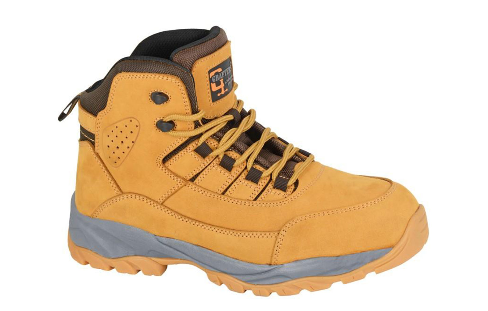 Grafters Longthorn Men's Safety Boot | Safety Boots  | Tan  | UK Size 11