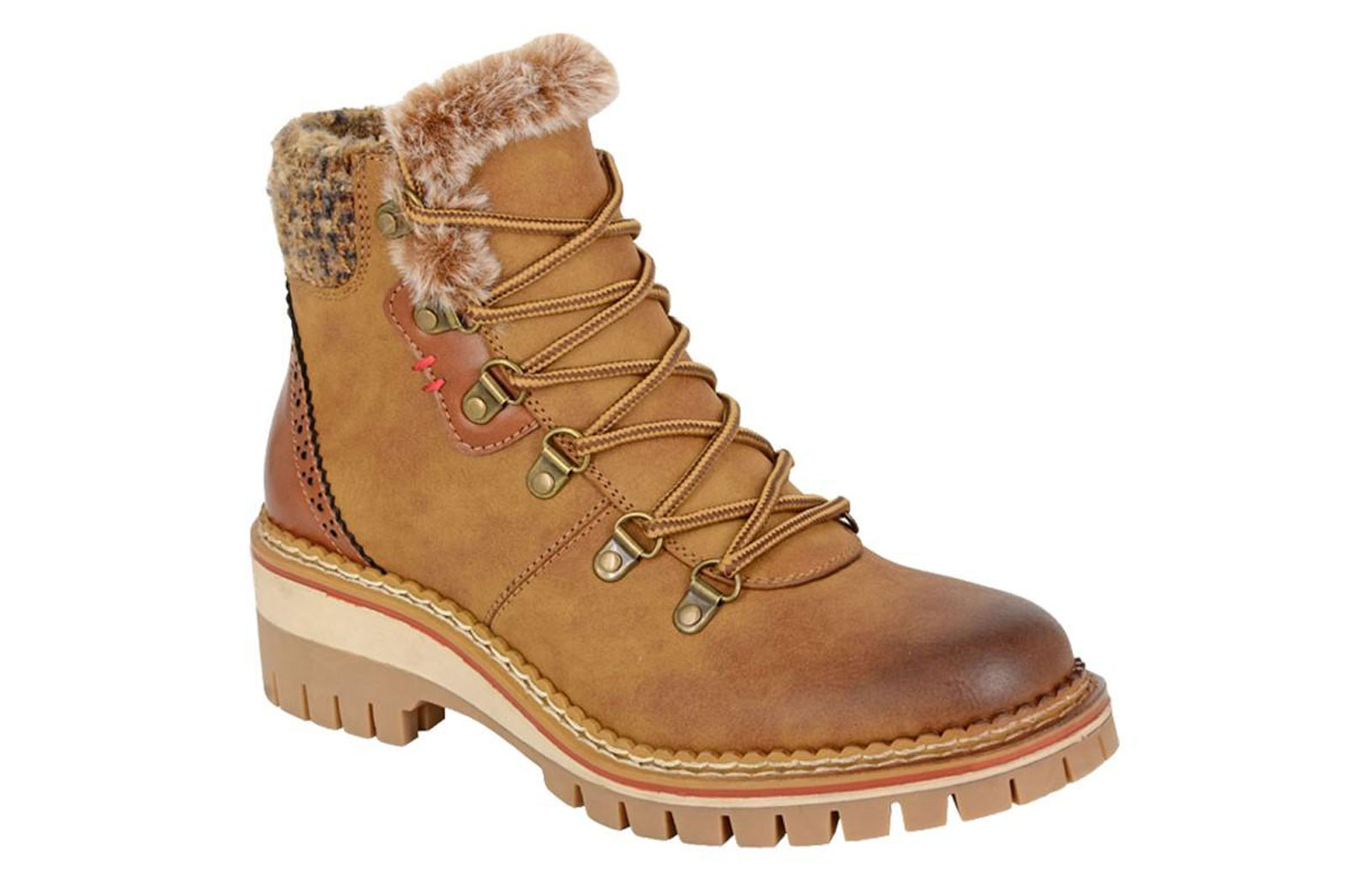 Cipriata Teodora Womens Memory Foam Ankle Boots | Boots  | Tan  | UK Size 4