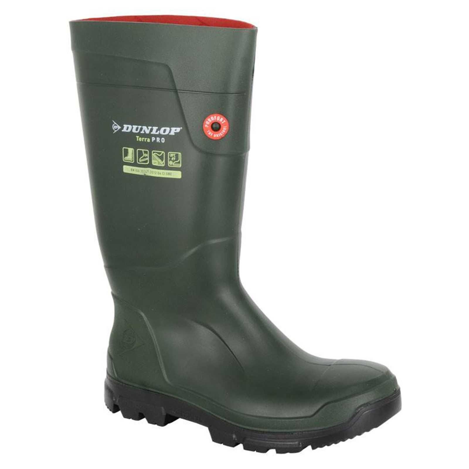 Dunlop Purofort Terrapro Men's Wellington Boots | Wellingtons  | Green  | UK Size 11