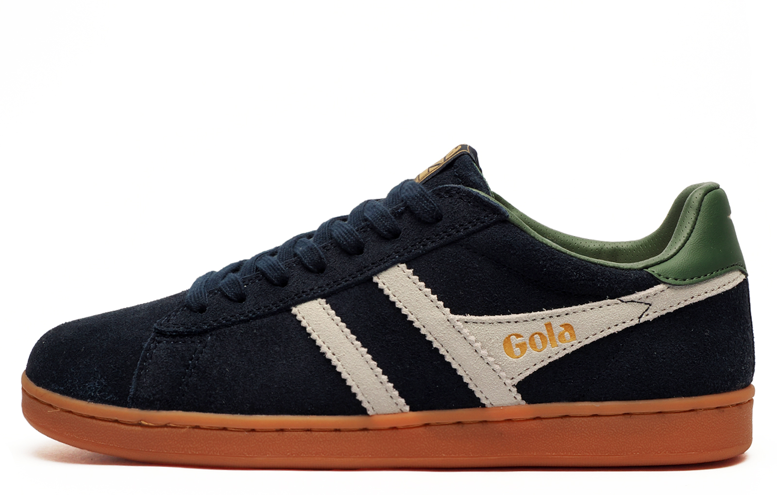 Gola Classics Equipe Ii Suede Men's Trainers  Size: 10 Colour : Navy / Smoke / Green