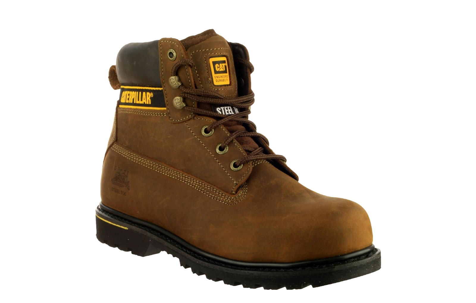 Caterpillar Holton Safety Boot Men's | Safety Boots  | Brown  | UK Size 14