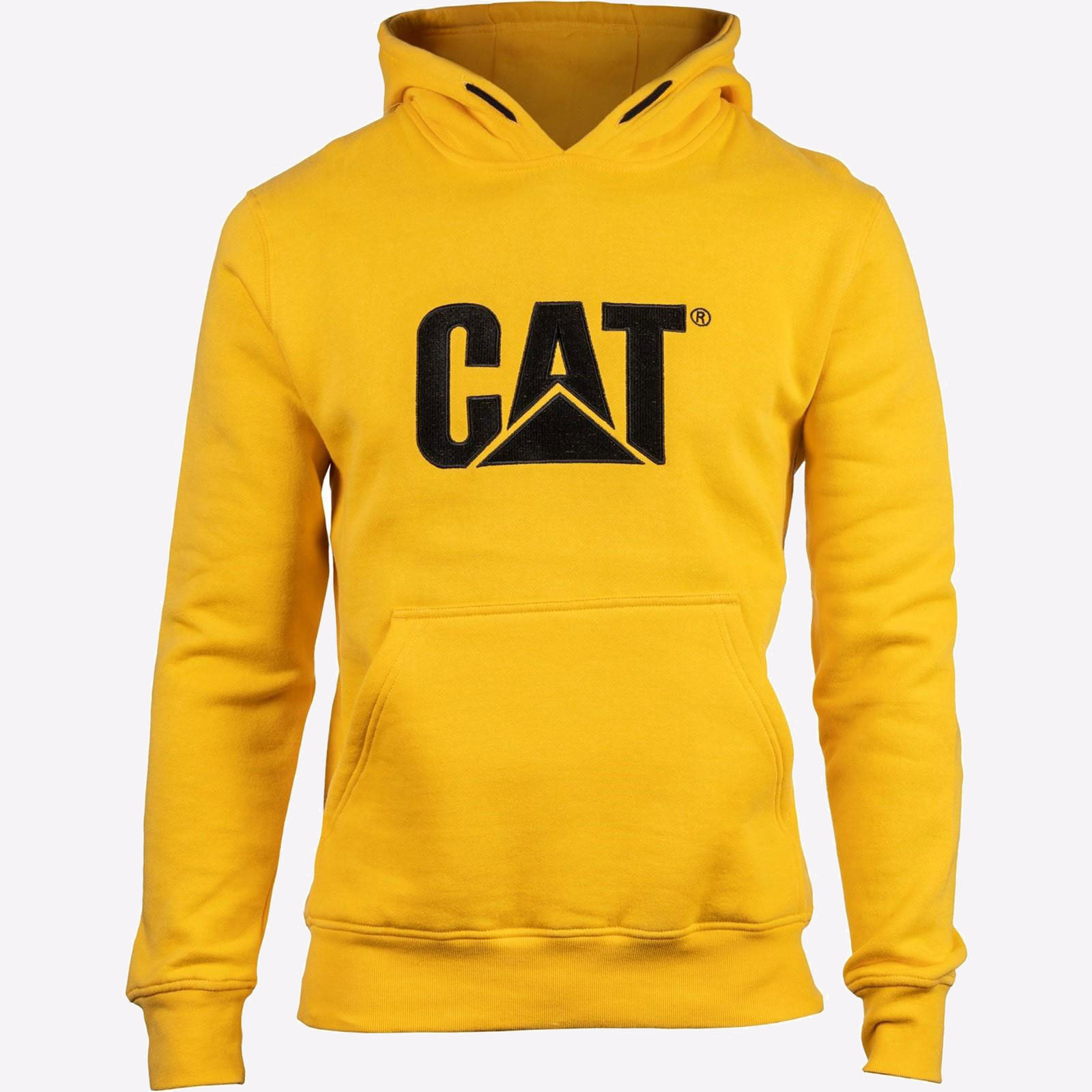 Caterpillar Trademark Hooded Sweatshirt Mens - GRD-19634-57739-09