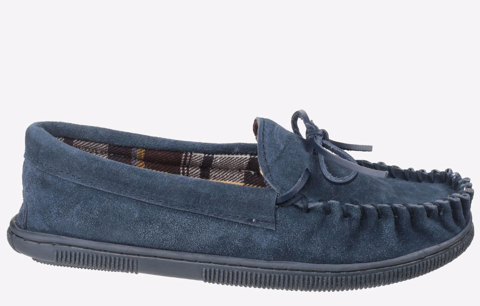 Cotswold Alberta Slip On Moccasin Slippers Men's | Slip On Shoes  | Navy  | UK Size 11