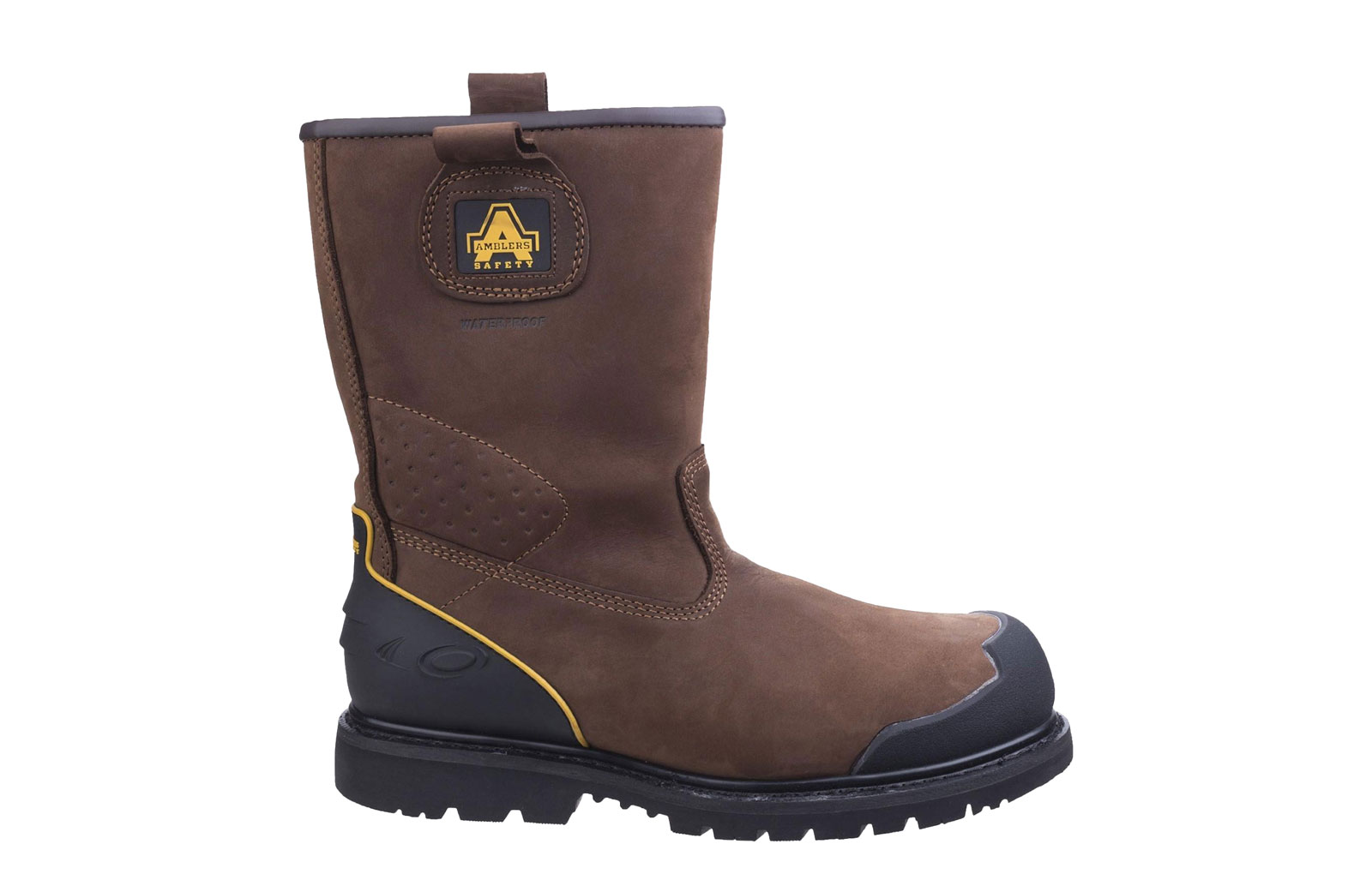 Amblers Fs223 Waterproof Safety Boots Men's | Safety Boots  | Brown  | UK Size 11