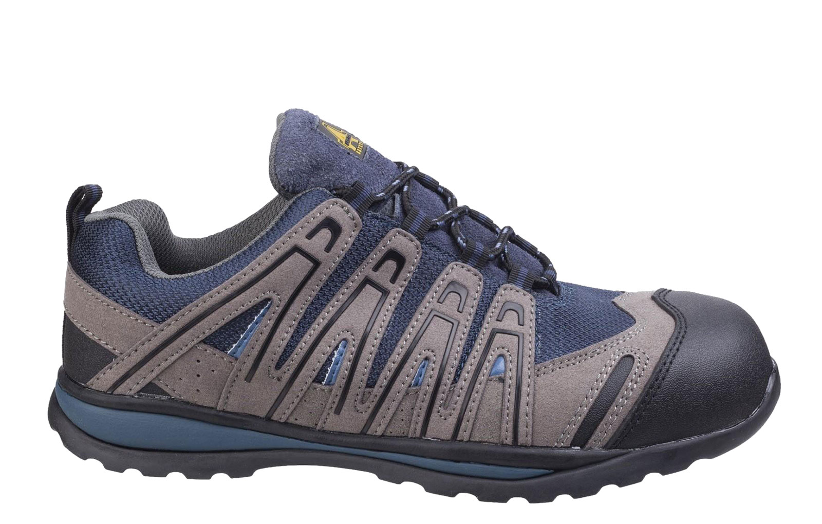 Amblers Fs34C Lace Up Safety Trainer Men's | Safety Footwear  | Blue  | UK Size 5