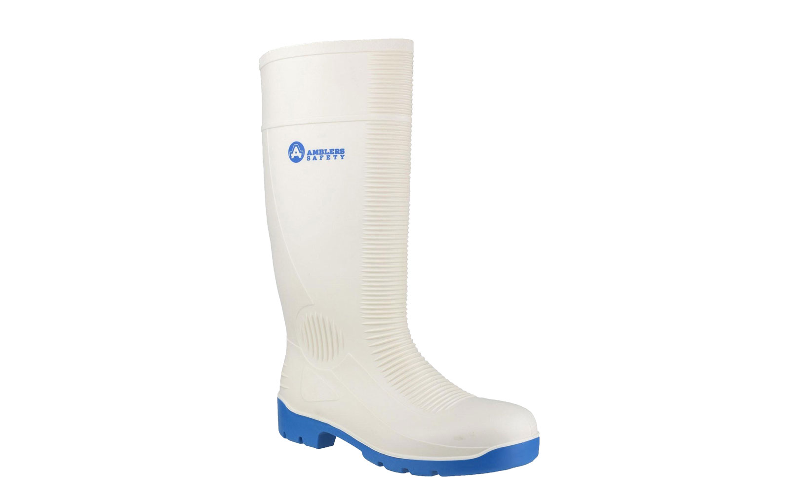Amblers Fs98 Waterproof Safety Wellingtons Men's | Safety Footwear  | White  | UK Size 5